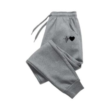 Imagem de Calças De Moletom Femininas Versáteis E Confortáveis, Joggers Casuais 