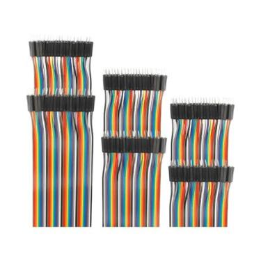 Imagem de Cabo Jumper Dupont De 40 Pinos Macho Para Fêmea, Macho Para Macho, Fêm