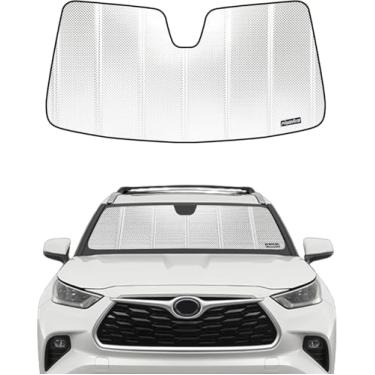 Imagem de Pigenius Para-brisa para Toyota Highlander 2020-2025. Película de alumínio refletiva para janela frontal - BLAZBLOCK