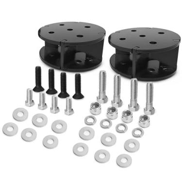 Imagem de KEIYSHOLCK Espaçador de elevação angular com mola pneumática de 5 cm para a maioria dos kits de elevação de mola pneumática compatível com kits de suspensão de elevação aérea Torque Firestone e outras