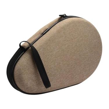 Imagem de Vaveren Estojo para raquetes de pingue-pongue, organizador para raquetes de tênis de mesa, leve e portátil para competições em ambientes internos e externos, Tecido Oxford Marrom