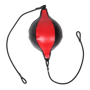 Imagem de MUELODSIC Bola de boxe de ponta dupla de poliuretano para treinamento de coordenação de reflexos e olhos, equipamento de treinamento portátil para pendurar em casa e academia