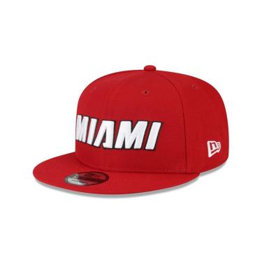 Imagem de BONE NEW ERA 9FIFTY MIAMI HEAT NBA VERMELHO-Masculino