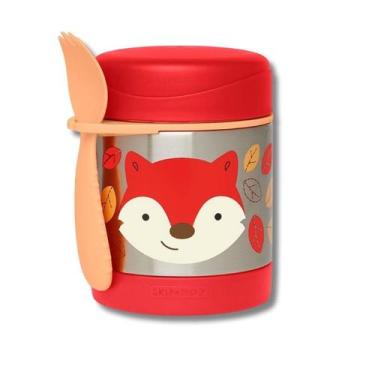 Imagem de Pote termico com talher zoo raposa - ship hop - SKIP HOP