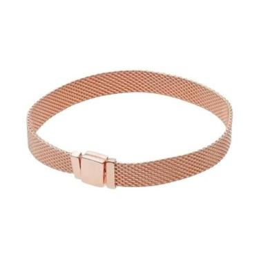 Imagem de Pulseira De Charme Coração Trevo Com Reflexões Em Prata 925, Joia DIY 