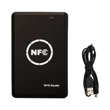 Imagem de Leitor E Gravador De Cartões Inteligentes NFC RFID 13.56MHz Programado
