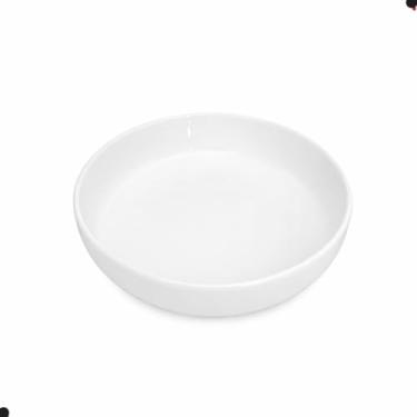 Imagem de Tigela Fruteira e Saladeira de Cerâmica 28cm – Multifuncional, Ideal para Refeições Domésticas e Encontros Casuais (TIGELA BRANCA,18CM)