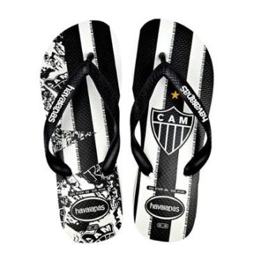 Imagem de Chinelo Havaianas® Atlético Mineiro Top Times Futebol Oficial-Unissex
