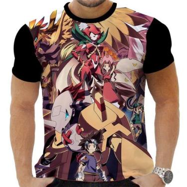 Imagem de Camiseta Camisa Personalizada Anime Digimon Desenho Clássico 03 - Zahi