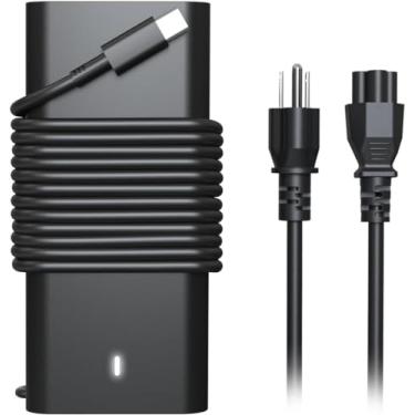 Imagem de Carregador portátil USB C 65W tipo C compatível com Dell Latitude Computer 5530 5420 5430 5520 7530 7330 7320, Inspiron 14 7425 16 7620 XPS 2 em 1 Chromebook 3100 Cabo adaptador de alimentación
