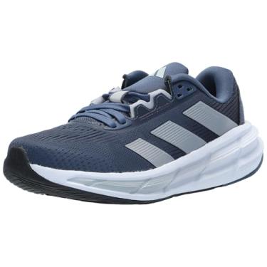 Imagem de adidas Tênis de corrida masculino Questar 3, Tinta Preloved/Halo Silver/Shadow Navy, 45