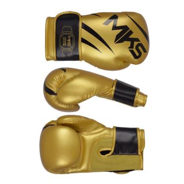 Imagem de Luva de Boxe MKS Champions V3 Dourada/Preto-Unissex