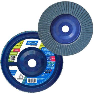 Imagem de Disco Lixa Flap R822 7"x7/8" Grão 60 Norton