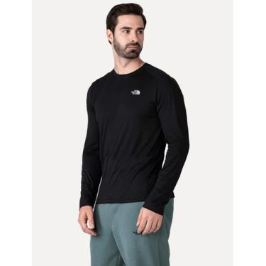 Imagem de Camiseta The North Face Masculina Hyper Tee Manga Longa Preta Tamanho: