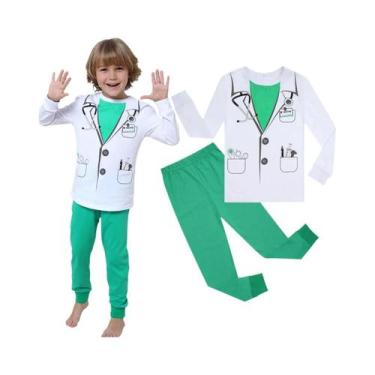 Imagem de Fantasia De Esqueleto Infantil Para Halloween, Pijama Brilhante De Cav