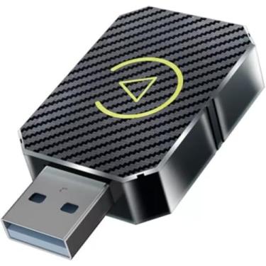 Imagem de Adaptador CarPlay Android e WiFi USB 2 em 1, Sem Fio, para Carro