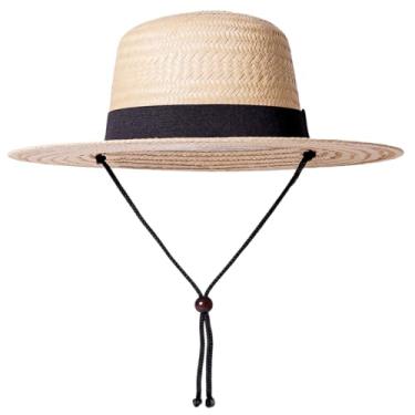 Imagem de Chapéu de Palha Personagem Monkey d Luffy Anime One Piece Cosplay Fantasia Adulto e Infantil Unissex Com Cordão e Faixa (Preto, Adulto)