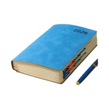 Imagem de Agenda Diária 2026 Com 360 Páginas, Planejador Semanal E Mensal, Cader