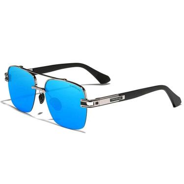 Imagem de Óculos De Sol Masculino Quadrado Design Retro Proteção Uv400