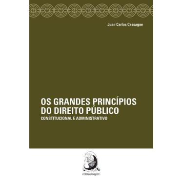 Imagem de Grandes principios do direito publico, os - constitucional e administr