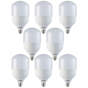 Imagem de Kit 8 Lâmpadas Led Bulbo Avant Branco Hp 50w Bivolt Base E27 6500k Mk4000g - Cód 289301373