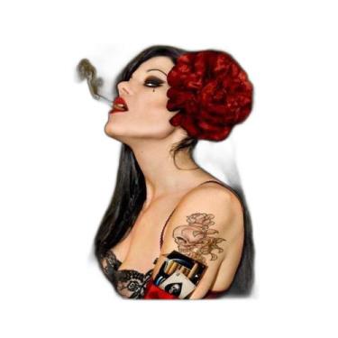 Imagem de Quadro Pombagira Maria Padilha 24X18Cm Branca - Quadros On-Line