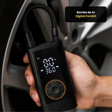 Imagem de Bomba de Ar Digital Portátil - Preta - STAROOLS