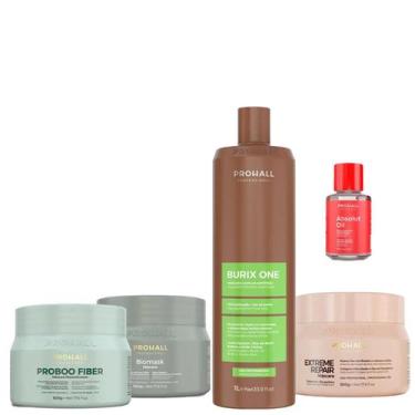 Imagem de Kit Cronograma Capilar e Progressiva Burix One 1L ProHall