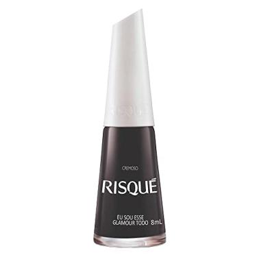 Imagem de Risqué Esmalte Cremoso Preto Eu Sou Esse Glamour Todo 8Ml