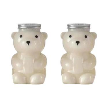 Imagem de Garrafas De Água Transparentes Portáteis De 500ml Com Desenho De Urso 