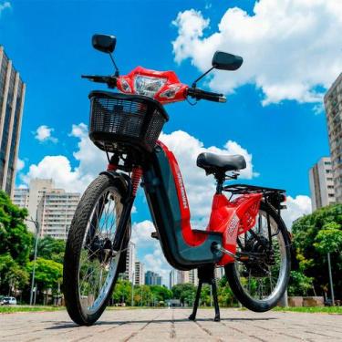 Imagem de Bicicleta Elétrica WeHawk EB 500W 48V 12Ah Aro 24 Autonomia até 60km, 
