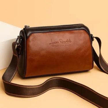 Imagem de Bolsa Feminina Alça Transversal e Tira Colo Tamanho Pequena Casual Cor