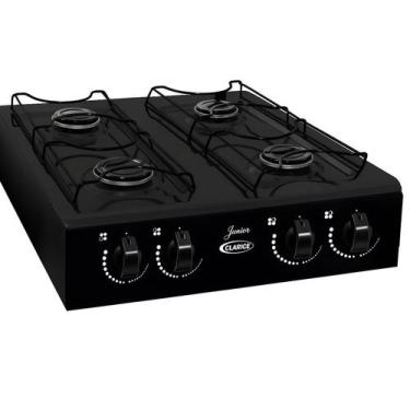 Imagem de Fogão De Mesa Cooktop Júnior 4 Bocas Compacto Prático E Econômico Port