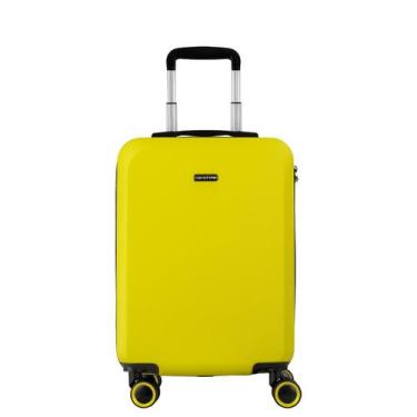 Imagem de Mala de Viagem Bordo Rodas 360 º Uno Racer - Amarelo, Amarelo