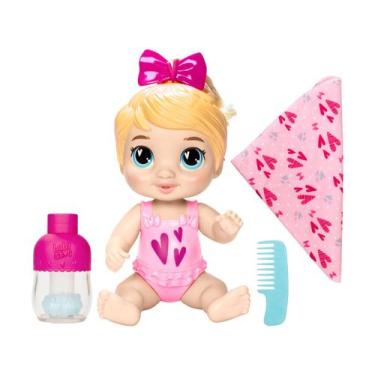 Imagem de Baby Alive Little Bebê Shampoo Harper Hugs Bolhas Mágicas 28cm Loira F
