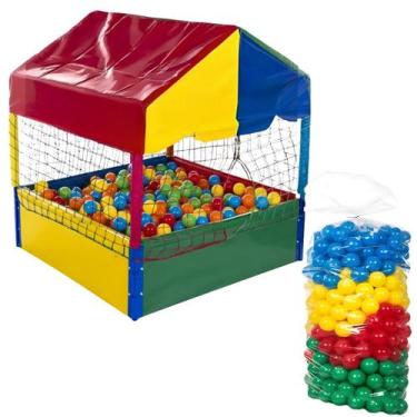 Imagem de Piscina de Bolinhas Nacional Premium 1,00m 500 Bolinhas Rotoplay Brinq