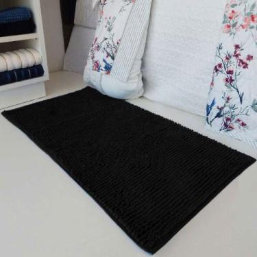 Imagem de Tapete para Banheiro Appel PopCorn 50cm x 70cm, Preto
