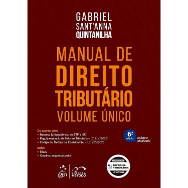 Imagem de Manual De Direito Tributario  Volume Unico