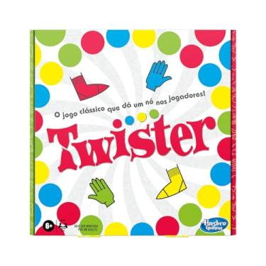 Imagem de Hasbro Games, Jogo de Festas, Twister - Novos Movimentos, Jogo de Equilíbrio, 2 Jogadores ou Mais - A partir de 6 Anos