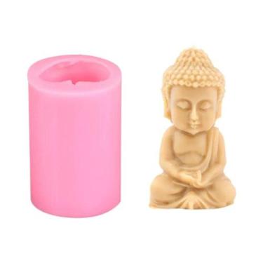 Imagem de Molde De Silicone Para Vela De Buda, Molde 3D Para Sabão E Resina Para