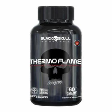 Imagem de Thermo Flame Hardcore Termogênico - 60 Tablets - Black Skull