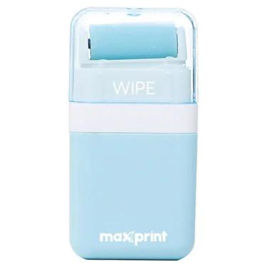 Imagem de Borracha Maxprint Wipe com Rolinho para Limpeza Atóxica com Capa Protetora Unidade Azul...