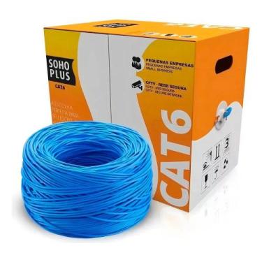 Imagem de Cabo de Rede CAT.6 Furukawa, 305 Metros, Azul - 62154