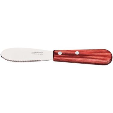 Imagem de Espátula para Manteiga Inox Tramontina - Polywood 3", Vermelho