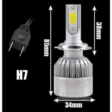 Imagem de Lâmpadas C6 Farol de Carro LED 6000K H1 H3 H4 H7 H11 H13 HB3(9005) HB4