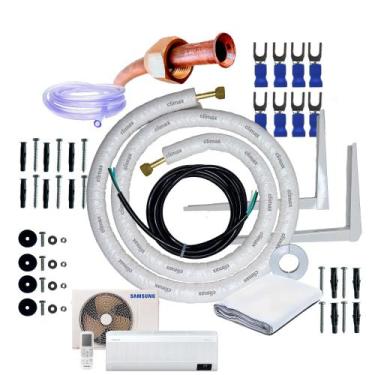 Imagem de Kit Instalação Completo Para Ar condicionado Split Inverter e Convenci