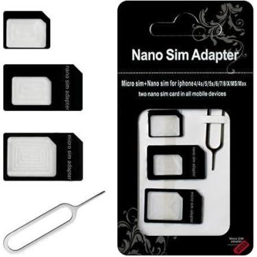 Imagem de Adaptador de Chip Nano para Micro Sim Card de Alta Precisão