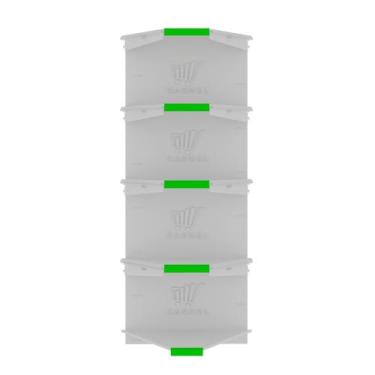 Imagem de Gondola Fit De Parede 1 Canto 1,70m Amapá Para Supermercados, Branco P