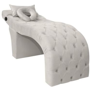 Imagem de Maca Lash Designer Cilios Luxo Estofada Massagem Veludo - SOFA STORE, 