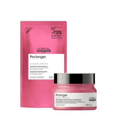 Imagem de Kit L'Oréal Professionnel Pro Longer Shampoo Refil Máscara (2 produtos